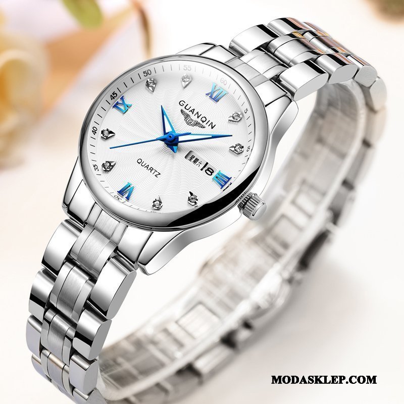 Damskie Zegarek Na Rękę Na Sprzedaż Cienkie Trendy Zakochani Eleganckie Nowy Biały