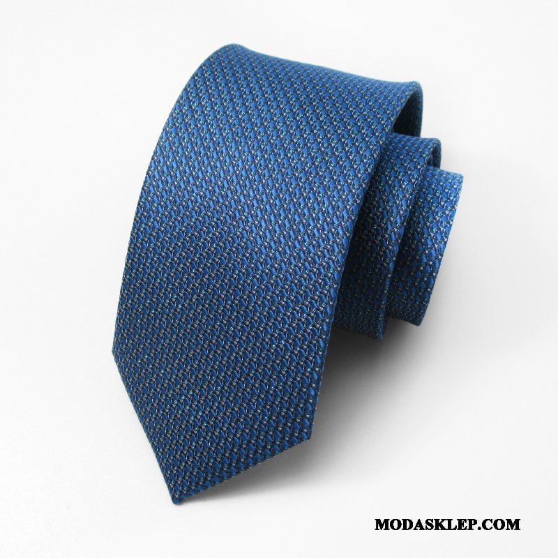 Męskie Krawat Sprzedam Pan Młody Biznes Sukienka 7 Cm Moda Niebieski