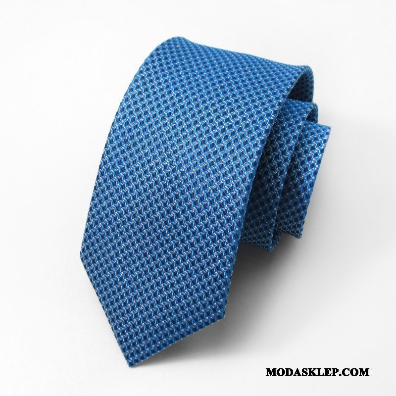 Męskie Krawat Sprzedam Pan Młody Biznes Sukienka 7 Cm Moda Niebieski