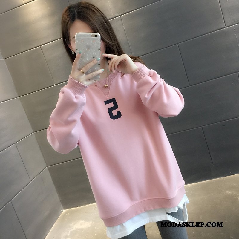 Damskie Bluza Z Kapturem Kupię Wiosna Szerokie Płaszcz 2019 Bluzy Z Kapturem Oranż Żółty
