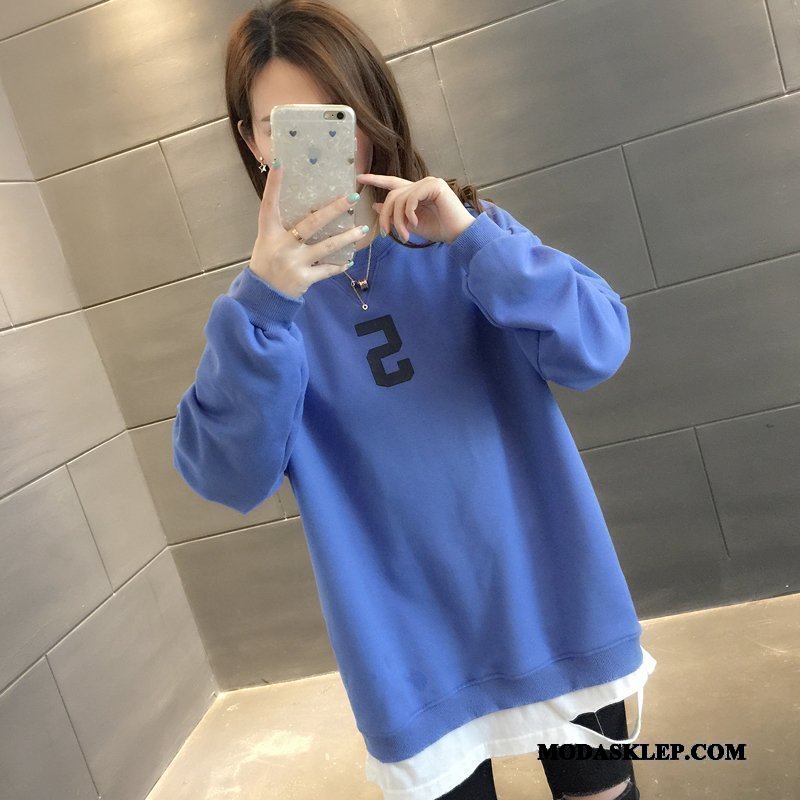 Damskie Bluza Z Kapturem Kupię Wiosna Szerokie Płaszcz 2019 Bluzy Z Kapturem Oranż Żółty