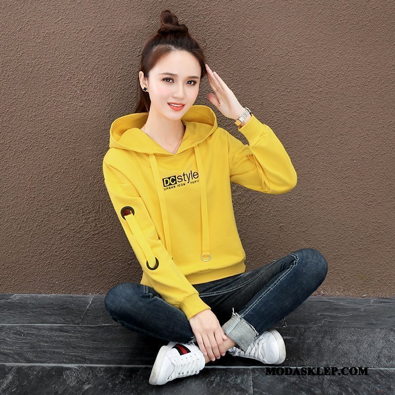 Damskie Bluza Z Kapturem Oferta Damska Bluzy Z Kapturem 2019 Nowy Wiosna Czerwony