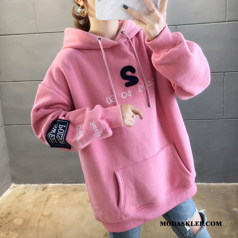 Damskie Bluza Z Kapturem Oferta Odzież Wierzchnia Jesień Nowy Bluzy Z Kapturem Wiosna Czerwony Zielony