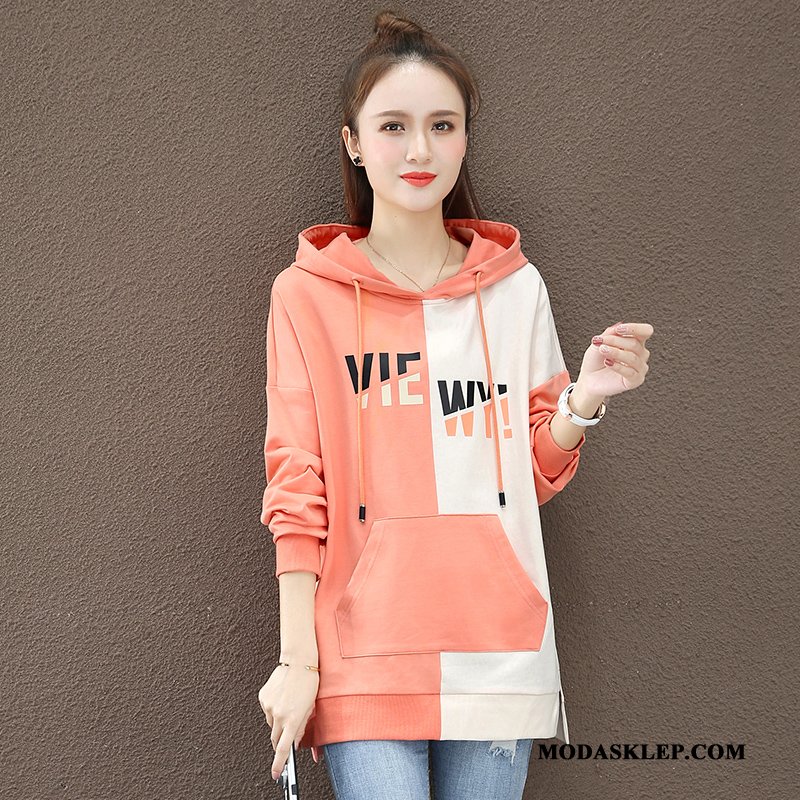 Damskie Bluza Z Kapturem Oferta Topy Bluzy Z Kapturem Nowy Cienkie Długie Zielony