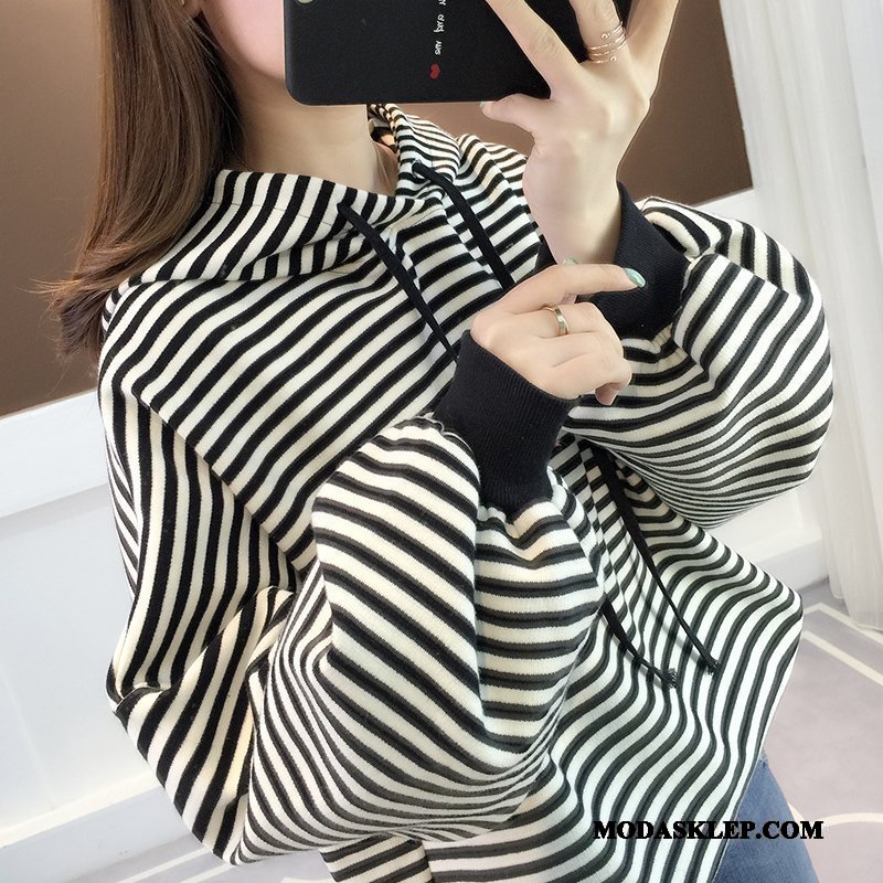Damskie Bluza Z Kapturem Sklep Topy Nowy Damska Rękawy 2019 Mieszane Kolory Czerwony