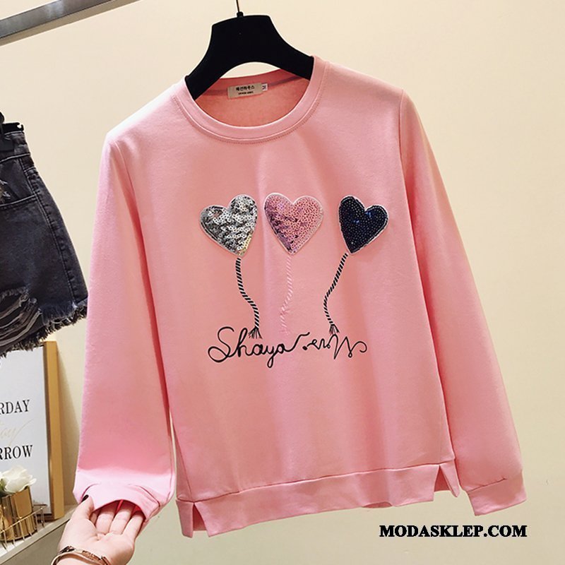 Damskie Bluza Z Kapturem Sprzedam College Wysoki Damska Bluzy Z Kapturem Podkoszulek Biały