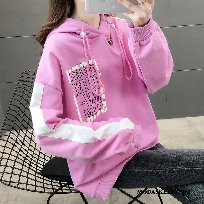 Damskie Bluza Z Kapturem Tanie Bluzy Z Kapturem Szerokie Jesień Nowy Płaszcz Fioletowy Czerwony