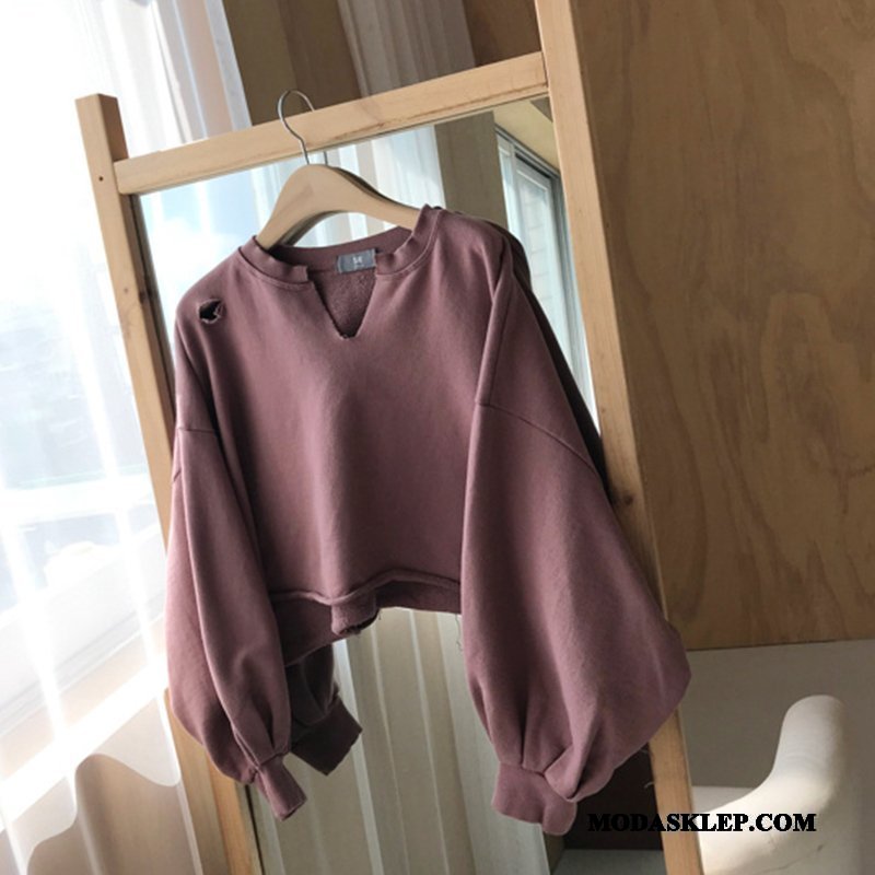Damskie Bluza Z Kapturem Tanie Nowy Bluzy Z Kapturem Płaszcz Rękawy 2019 Zielony