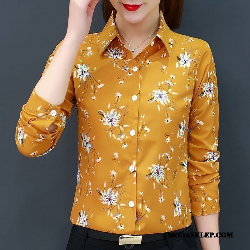 Damskie Bluzka Sprzedam Moda Podkoszulek Jesień Vintage Wiosna Biały