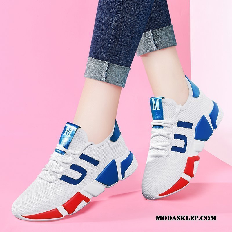 Damskie Buty Sportowe Sklep Casual Siatkowe Trampki 2019 Damska Czarny