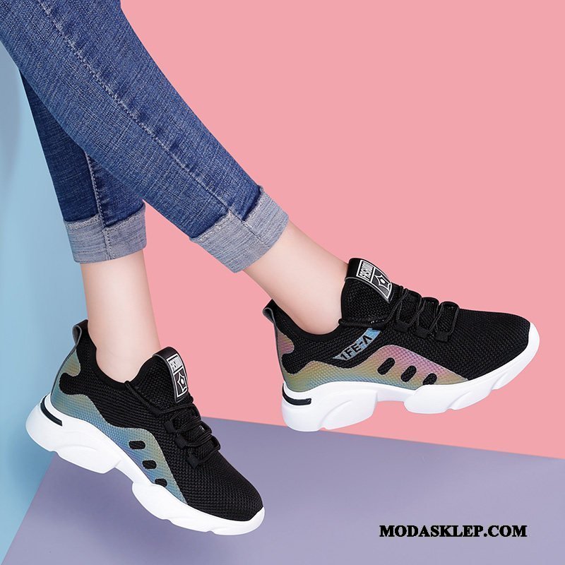 Damskie Buty Sportowe Sklep Trampki Tendencja Lekkie Winda Casual Biały Czerwony