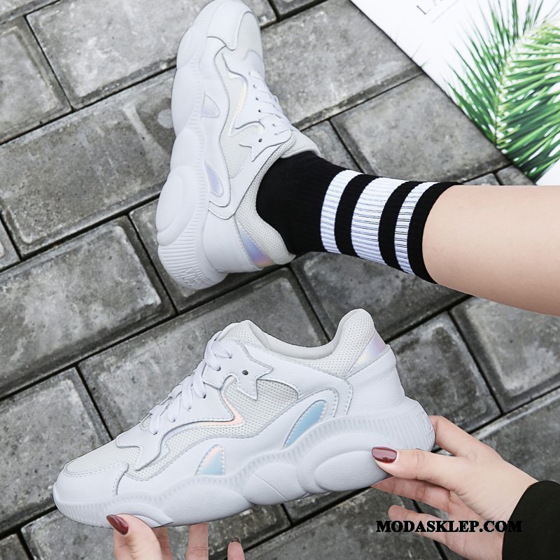 Damskie Buty Sportowe Sprzedam Super Damska Tendencja 2019 Wiosna Biały Czerwony