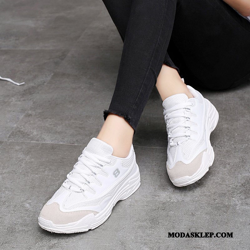 Damskie Buty Sportowe Tanie 2019 Casual Wszystko Pasuje Wiosna Student Czarny Czerwony