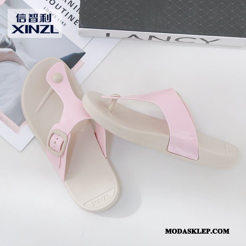 Damskie Japonki Oferta Damska Podróż 2019 Buty Płaskie Czerwony