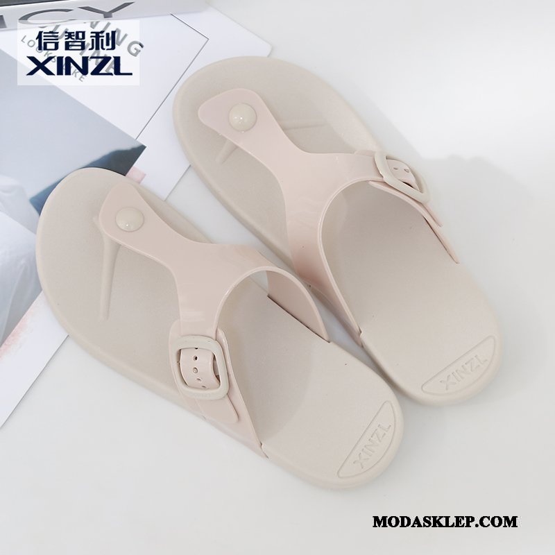 Damskie Japonki Oferta Damska Podróż 2019 Buty Płaskie Czerwony