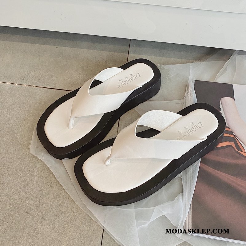 Damskie Japonki Sprzedam Kapcie Zwiększ Damska Moda Plażowe Czarny