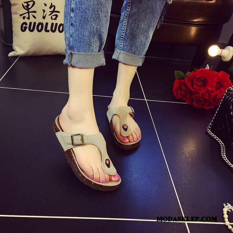 Damskie Japonki Sprzedam Moda Lato Zakochani Drewniaki Prawdziwa Skóra Proszek