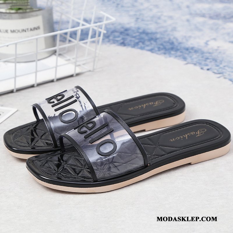 Damskie Kapcie Oferta Moda Lato Damska Odzież Wierzchnia Plażowe Czerwony Żółty