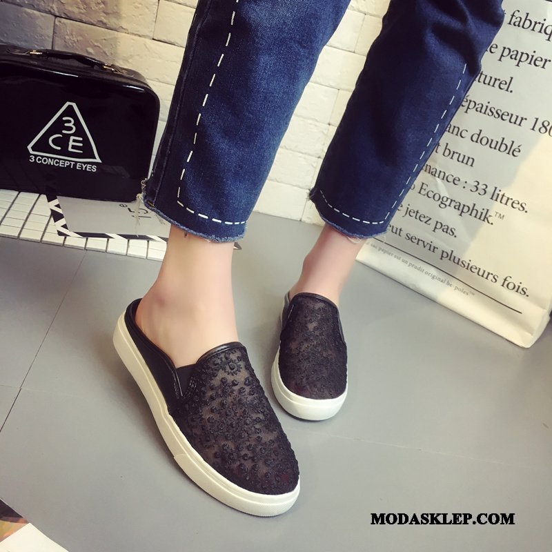 Damskie Kapcie Sprzedam Płaskie Moda Odzież Wierzchnia Lato Buty Biały