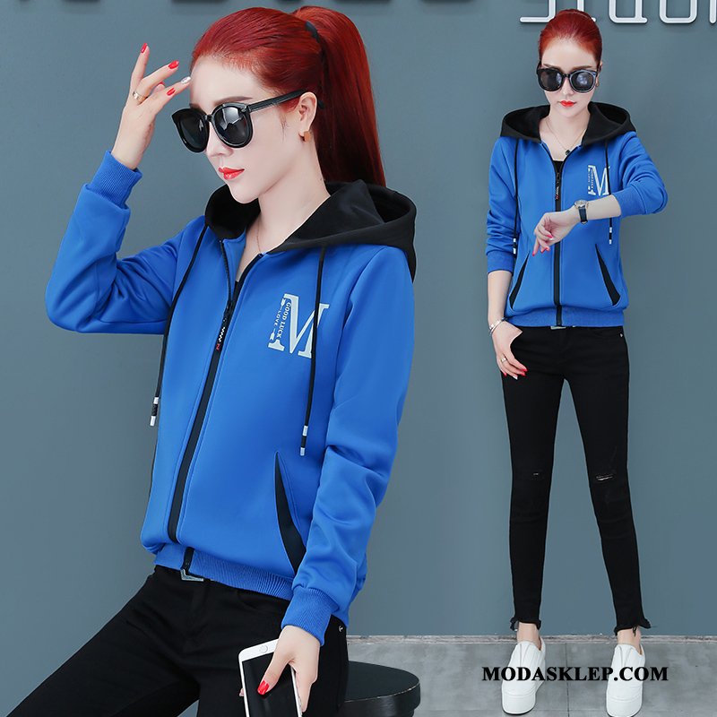 Damskie Kurtki Sprzedam Plus Kaszmir Slim Fit Kurtka Zima Nowy Czerwony