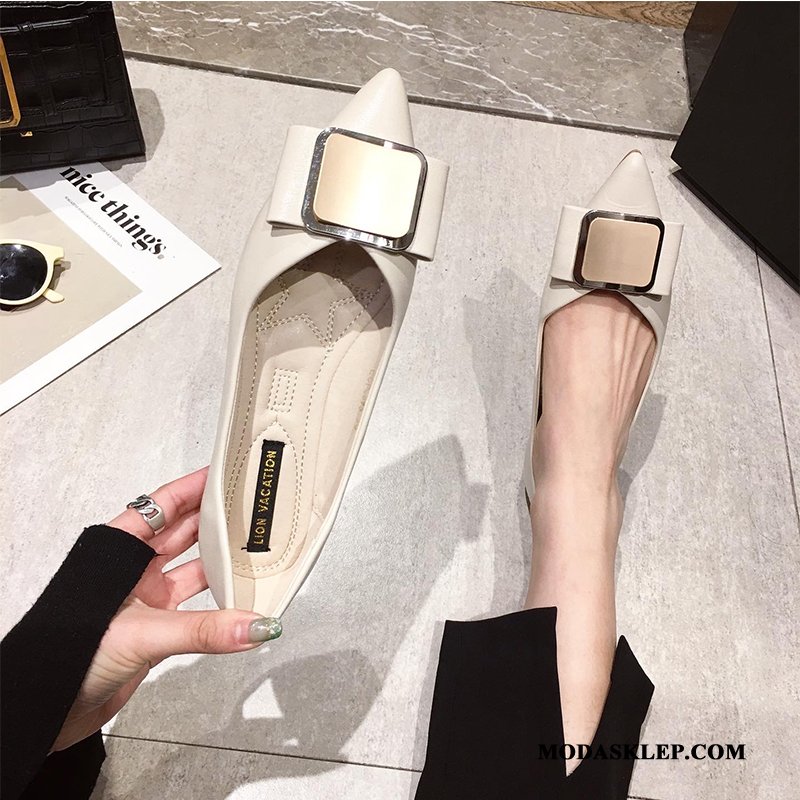 Damskie Mokasyny Sprzedam Wiosna Wygodne Damska Płaskie Slip On Czarny