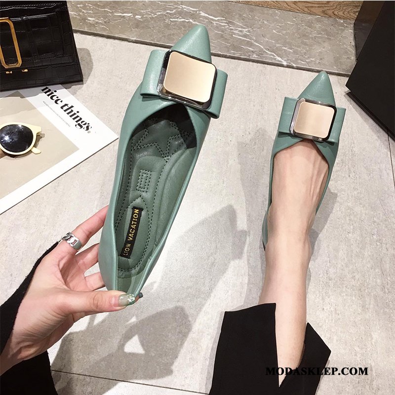 Damskie Mokasyny Sprzedam Wiosna Wygodne Damska Płaskie Slip On Czarny