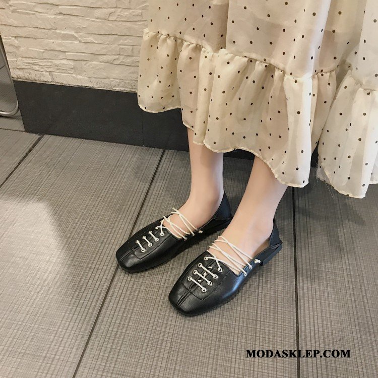 Damskie Mokasyny Tanie Wiosna Buty Pojedyncze Buty Tendencja 2019 Khaki Jasny
