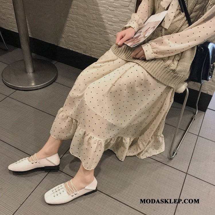 Damskie Mokasyny Tanie Wiosna Buty Pojedyncze Buty Tendencja 2019 Khaki Jasny