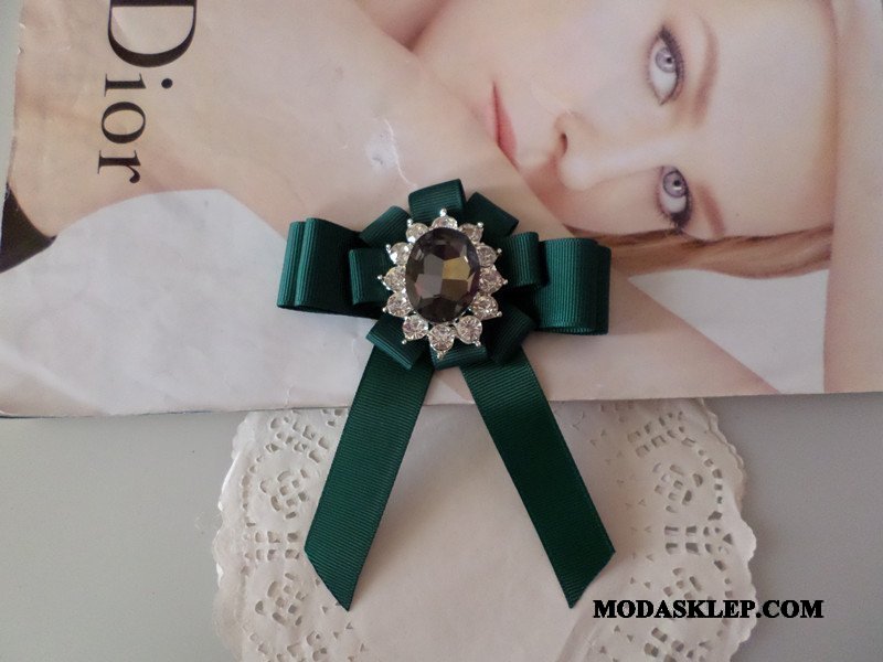 Damskie Muszka Oferta Corsage Kołnierz Kwiatowy Nowy Moda Agrafka Brązowy