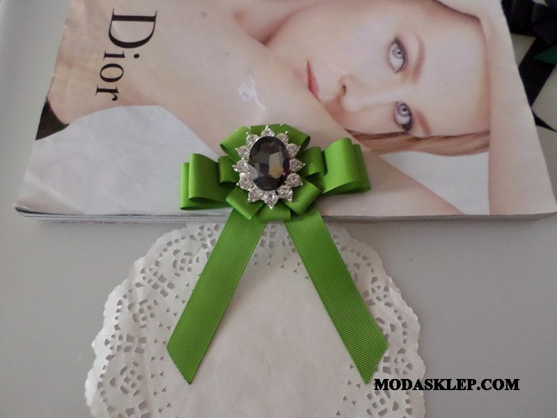 Damskie Muszka Oferta Corsage Kołnierz Kwiatowy Nowy Moda Agrafka Brązowy