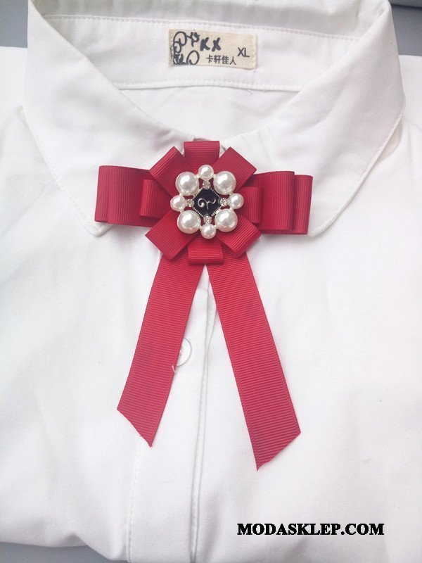 Damskie Muszka Oferta Corsage Kołnierz Kwiatowy Nowy Moda Agrafka Brązowy