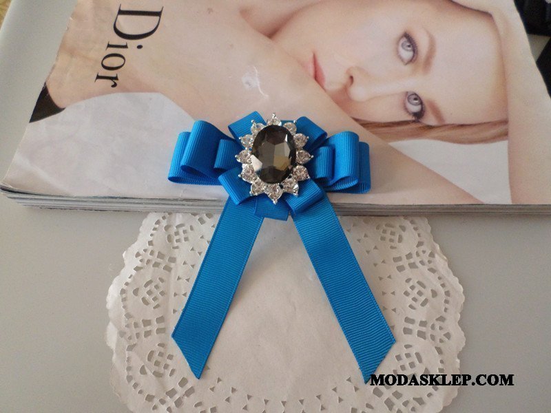 Damskie Muszka Oferta Corsage Kołnierz Kwiatowy Nowy Moda Agrafka Brązowy