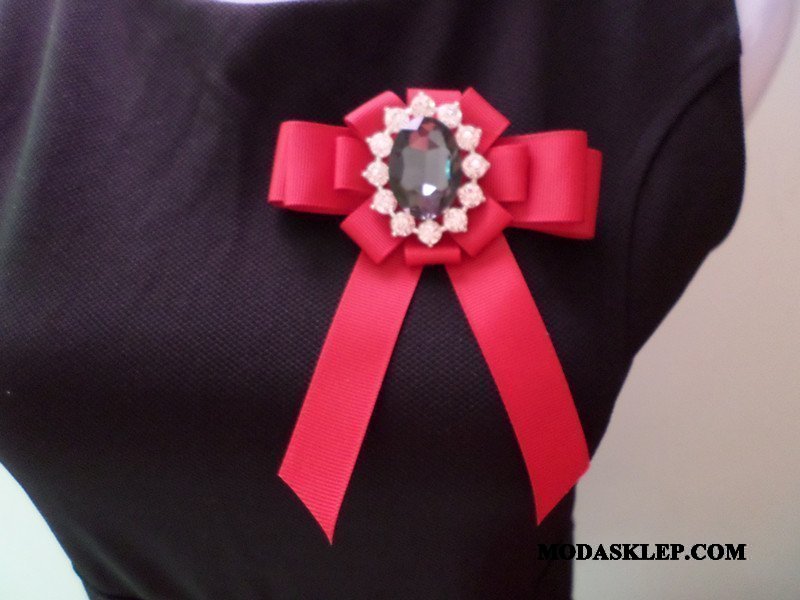Damskie Muszka Oferta Corsage Kołnierz Kwiatowy Nowy Moda Agrafka Brązowy