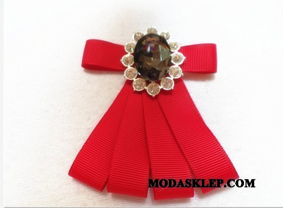Damskie Muszka Online Zakochani Koszula Damska Szalik Corsage Niebieski