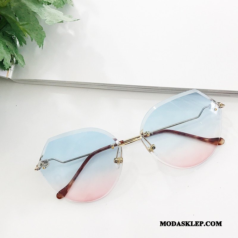 Damskie Okulary Przeciwsłoneczne Oferta Damska Gradient Trendy Nowy 2019 Fioletowy