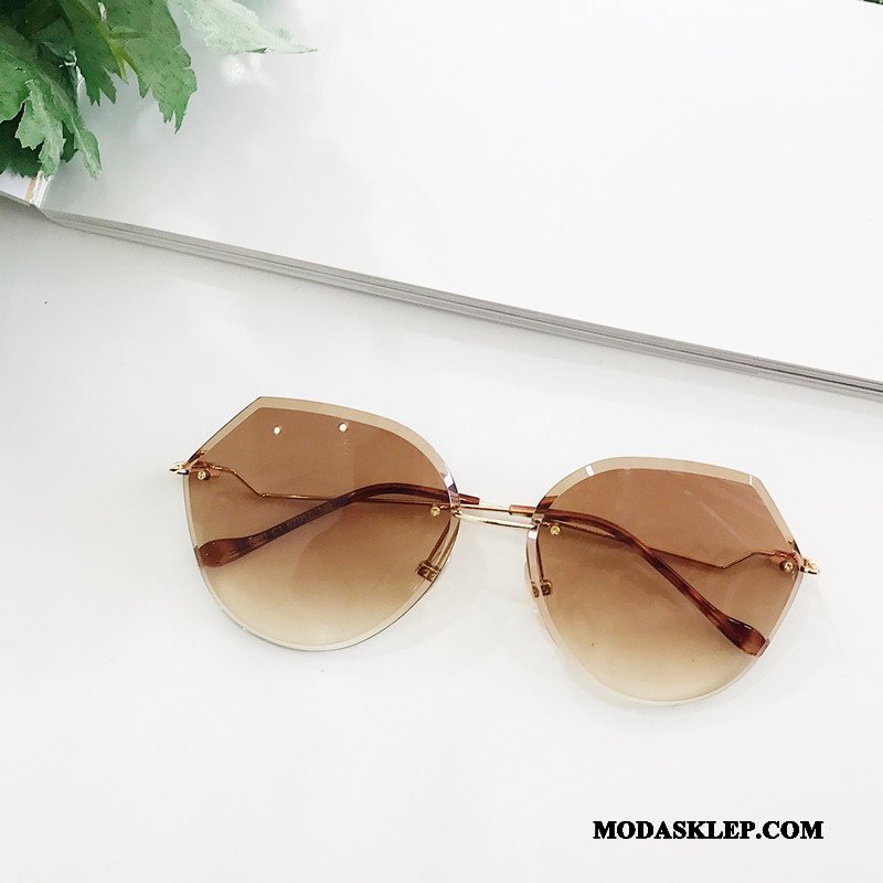 Damskie Okulary Przeciwsłoneczne Oferta Damska Gradient Trendy Nowy 2019 Fioletowy