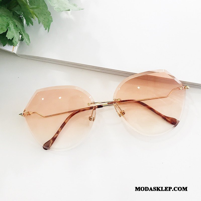 Damskie Okulary Przeciwsłoneczne Oferta Damska Gradient Trendy Nowy 2019 Fioletowy