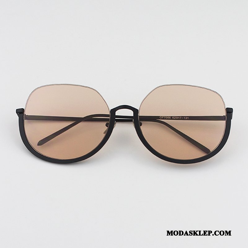 Damskie Okulary Przeciwsłoneczne Sklep Wielki Okrągła Super Cienkie Trendy Niebieski Czerwony