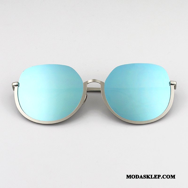 Damskie Okulary Przeciwsłoneczne Sklep Wielki Okrągła Super Cienkie Trendy Niebieski Czerwony