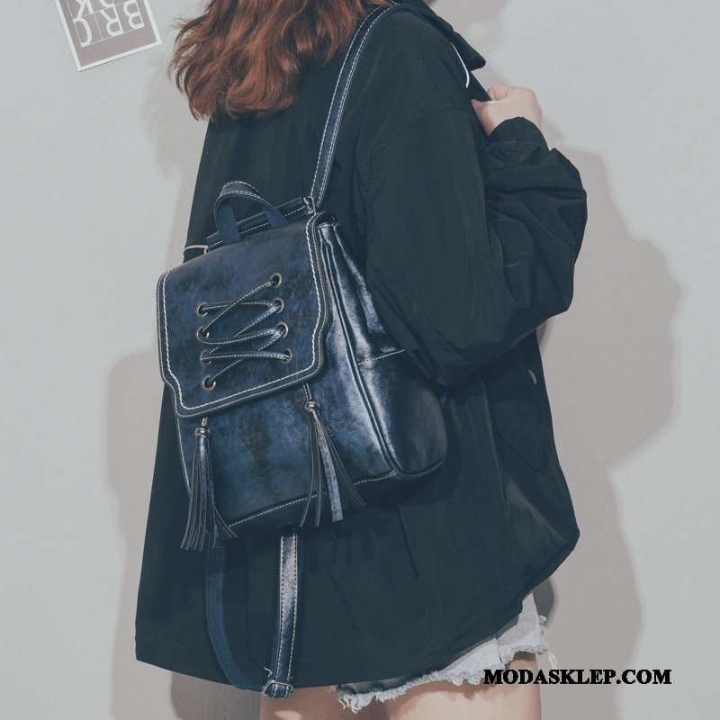 Damskie Plecak Kupię Podróż Moda Trendy Damska Wielofunkcyjne Niebieski