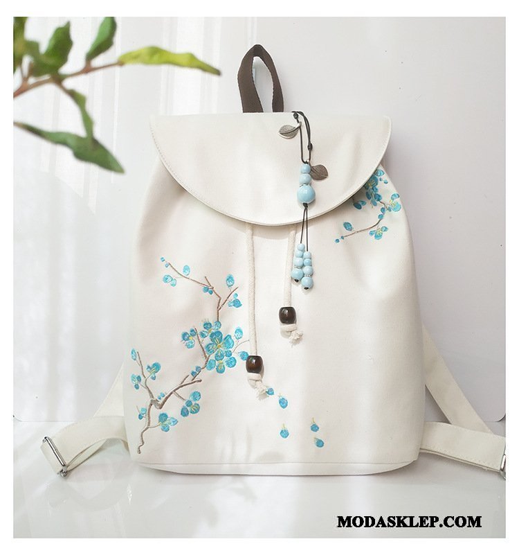 Damskie Plecak Oferta Haftowana Etniczny Sztuka Casual Średni Zielony