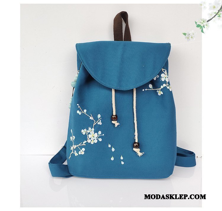 Damskie Plecak Oferta Haftowana Etniczny Sztuka Casual Średni Zielony
