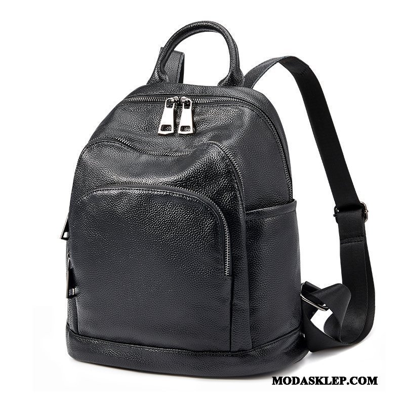Damskie Plecak Oferta Vintage Casual Podróż Damska Nowy Czarny