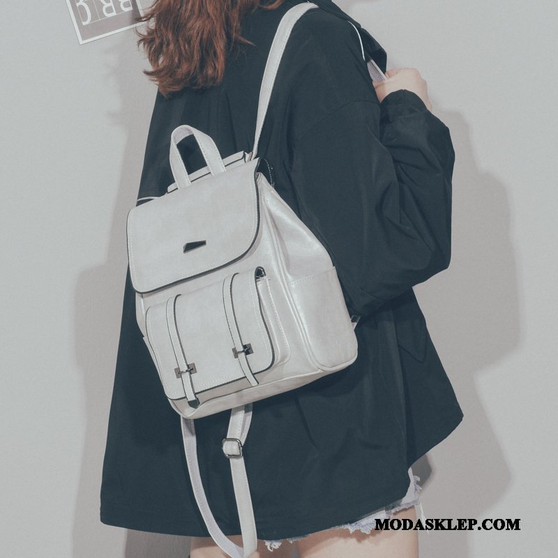 Damskie Plecak Online Casual Tornister Szkolny Moda Student 2019 Niebieski