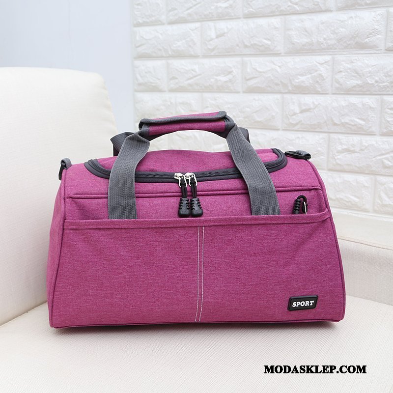 Damskie Plecak Podróżny Oferta Trendy Krótki Torba Podróżna Damska Męska Czerwony