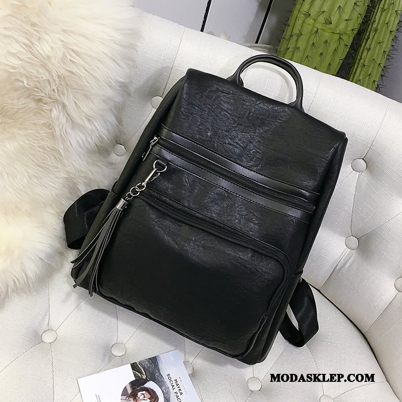 Damskie Plecak Sprzedam Wszystko Pasuje Moda Nowy Vintage Trendy Czarny