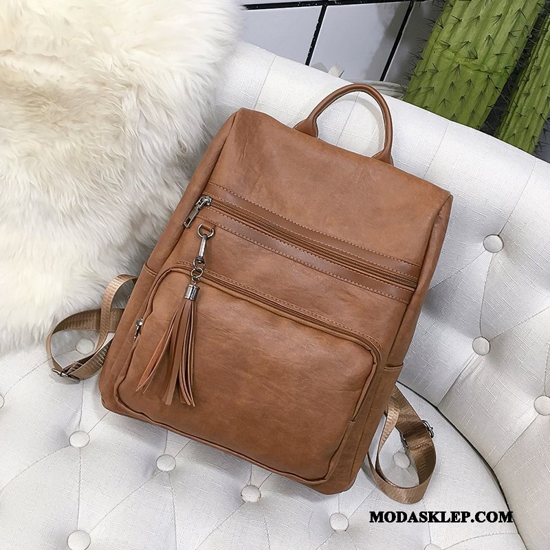 Damskie Plecak Sprzedam Wszystko Pasuje Moda Nowy Vintage Trendy Czarny