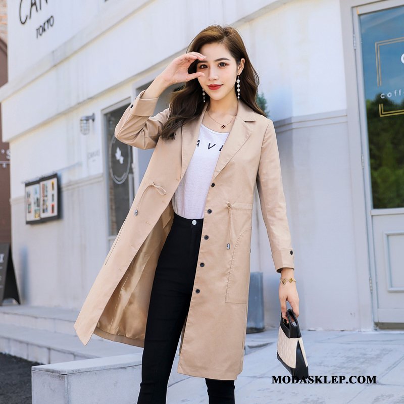 Damskie Prochowiec Oferta 2019 Nowy Garnitury Moda Wiosna Burgund