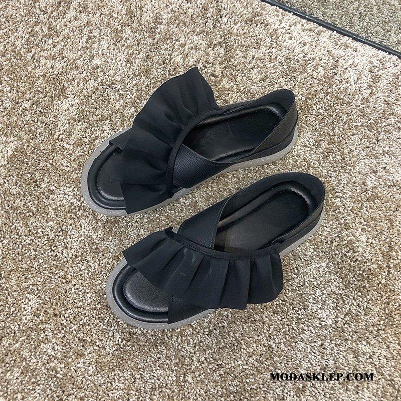 Damskie Sandały Kup Damska 2019 Tendencja Buty Student Proszek Czerwony