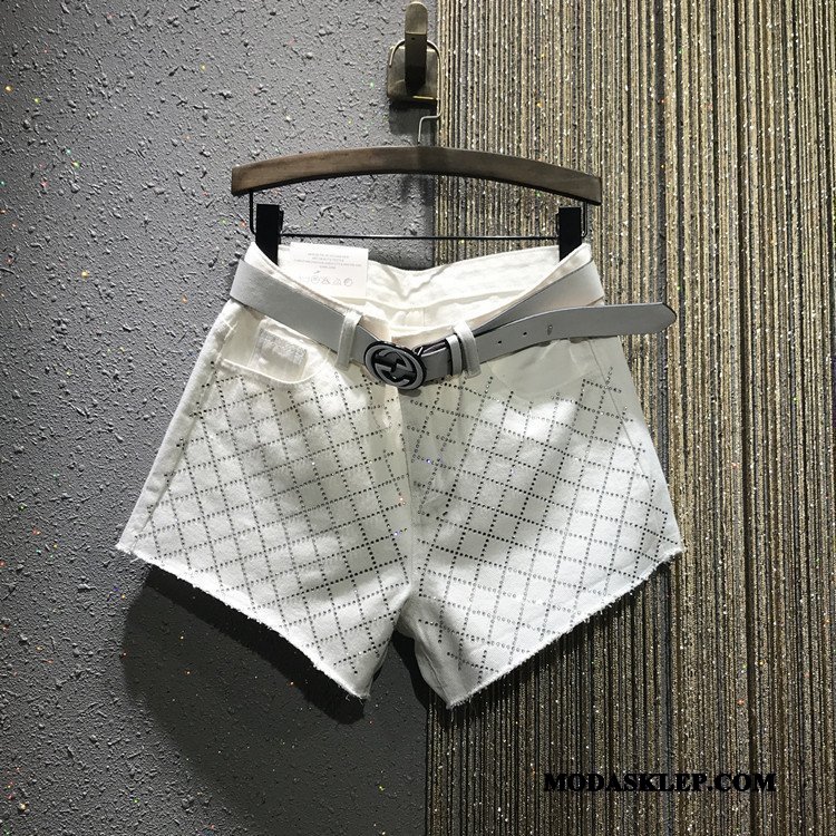 Damskie Spodenki Sprzedam Szorty 2019 Denim Wysoki Stan Nowy Szary